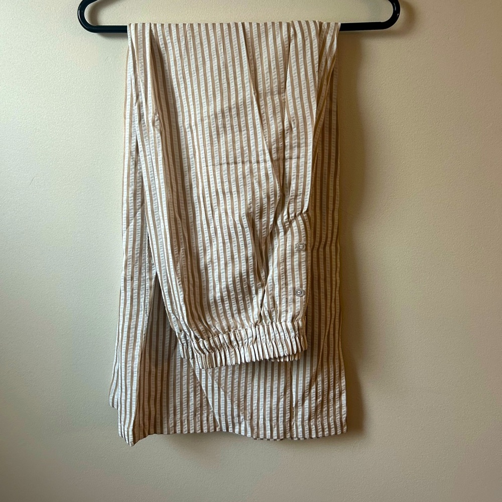 Wide Leg Striped PJ Pants